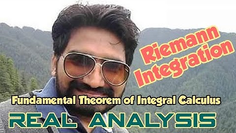 Fundamental Theorem of Integral Calculus||Real Analysis||Riemann Integral||BSC Maths