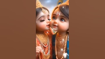 Radha #Krishna#3D#animation#video#🌿❤️