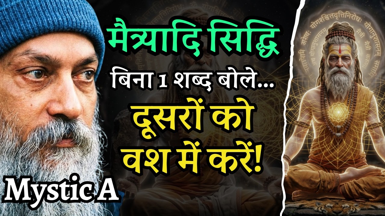 बिना 1 शब्द बोले लोगों को वश में कैसे करें? मैत्र्यादि सिद्धि का असली रहस्य! Mystic A