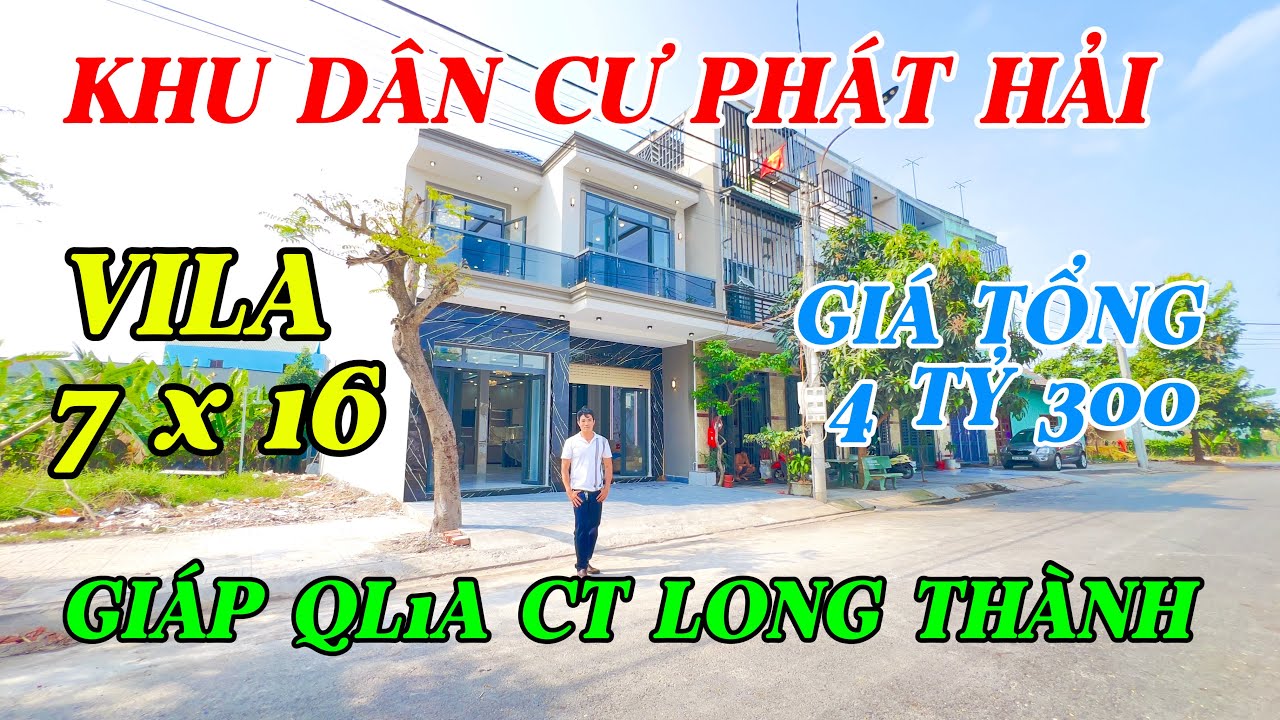 KHU DÂN CƯ PHÁT HẢI, GIÁP QL1A ,CAO TỐC BẾN LỨC LONG THÀNH ,VỀ TRUNG TÂM THÀNH PHỐ 20 PHÚC 