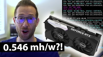 Asus Dual OC 3070 Overclocked with Ethereum Hashrates