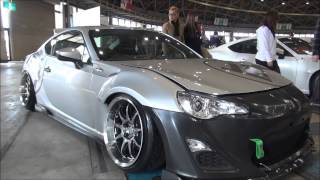 オートトレンド2014】 トヨタ86 V8 シャコタン 車高短 Lowered Lowcar