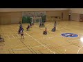 藍野大学TOPS-アベンジャーズ VS 大阪体育大学APES 前半　車いすハンドボール近畿リーグ第５節