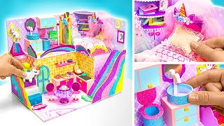 MINIATURĂ DIY STRĂLUCITOARE A CASEI VISURILOR ÎN FORMĂ DE UNICORN ÎN CULORILE CURCUBEU 🌈🦄 DIY UȘOR! by Șmecherul Slime Sam 984 views 1 day ago 11 minutes, 19 seconds