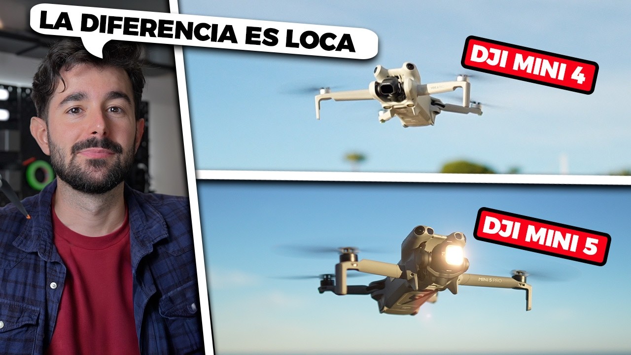 Comparo el DJI Mini 5 Pro vs DJI Mini 4 Pro (Los Mejores Minis del Mundo)
