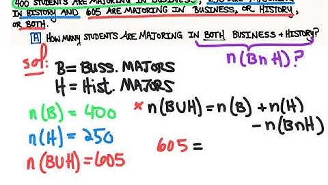 Counting Elements of a Set [Word Problem w/ 2 sets]