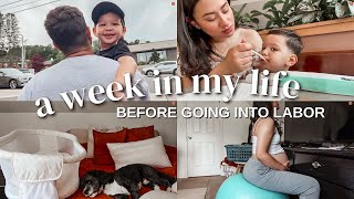 9 Months Pregnant With My Toddler | DITL