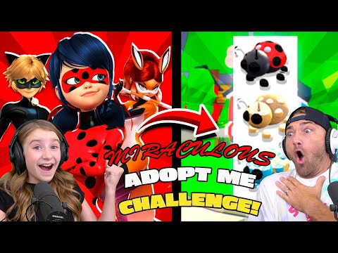 Miraculous Lady Bug Adopt Me Challenge! Can You Name Them All?!