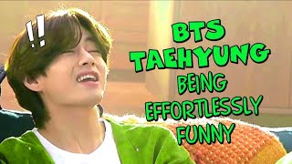 BTS taehyung being effortlessly hilarious and why not