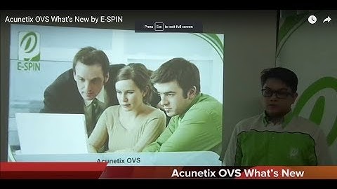 Acunetix OVS What