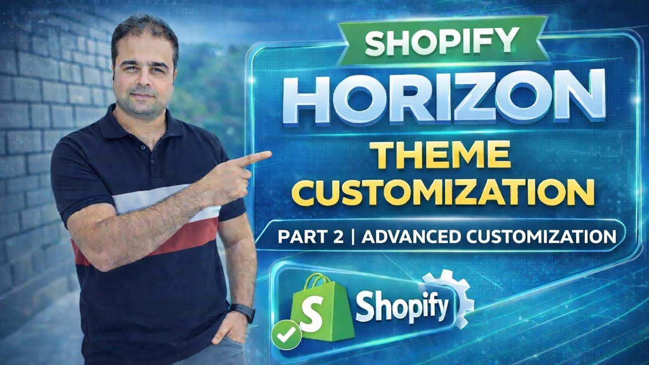 Shopify Horizon Theme Customization | Car Parts Website | Part 2 (Advanced)