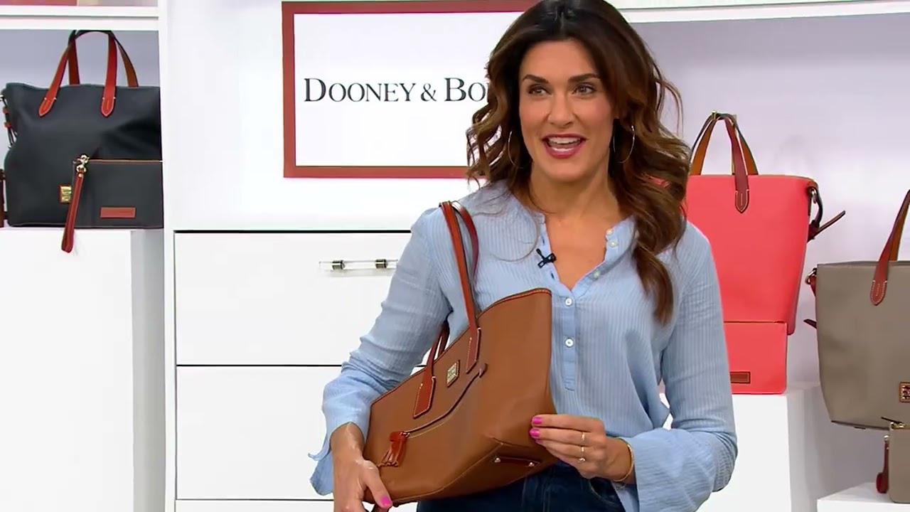 Dooney & Bourke Saffiano Leather Tote - Tobi on QVC 