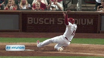 LAD@STL: Cruz breaks scoreless tie with RBI single