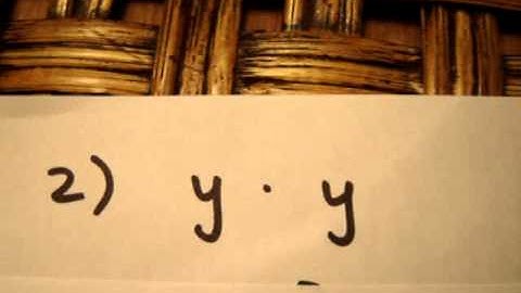 * Simplifying an expression using the product rule of exponents