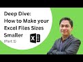 How to Make Your Excel File Sizes Smaller