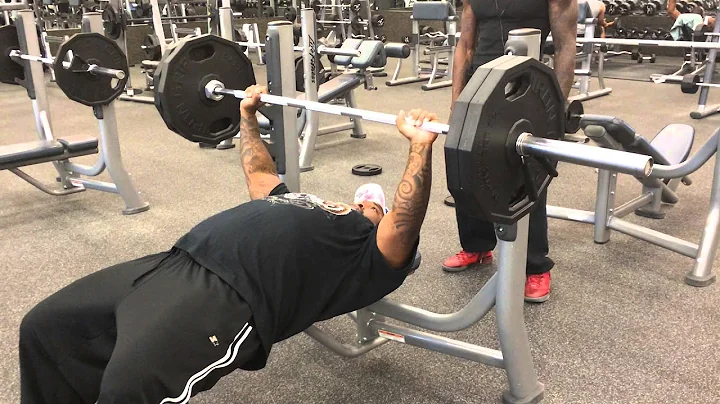 Ray goins jr bench press 225 lbs 29 times