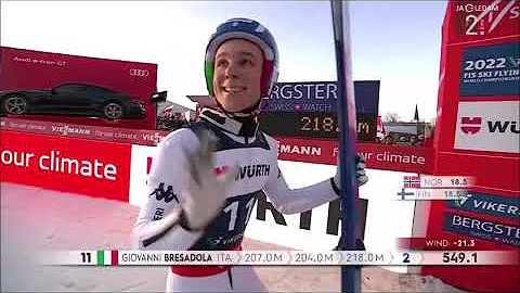 Giovanni Bresadola 218m  - Vikersund 2022 PB!
