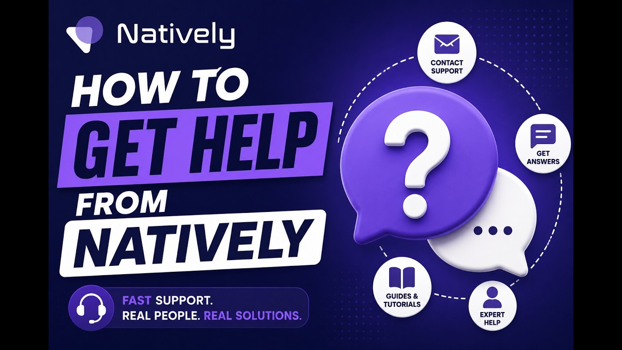 How to get help from BuildNatively