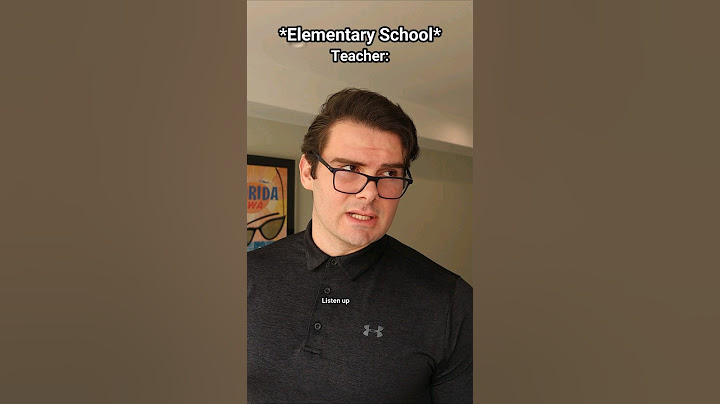 Elementary School VS Middle School VS High School VS College.