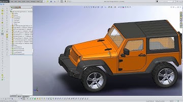 2010 Jeep Wrangler Rubicon – SolidWorks Tutorial (Part 12)
