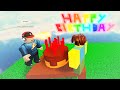 How to surprise your friend when its their birt.ay in obby creator  roblox  superj