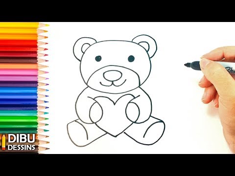 Vidéo: Comment Dessiner Un Ours En Peluche