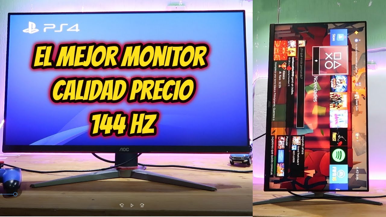 EL MEJOR MONITOR GAMING BUENO BONITO Y BARATO 144hz AOC 27G2 YouTube
