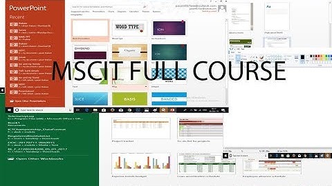 MSCIT or CCC class 1