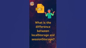 Difference between localStorage and sessionStorage     #coding #javascript #shorts
