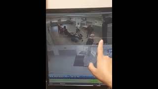security cam guy tried to punch me at work #nonviolence crisis intervention #attacked #hamilton
