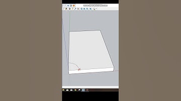 How to use arc in SketchUp. [Engineers Mind] #shorts #shortvideo