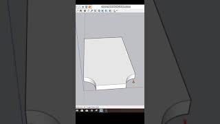 How to use arc in SketchUp. [Engineers Mind] #shorts #shortvideo
