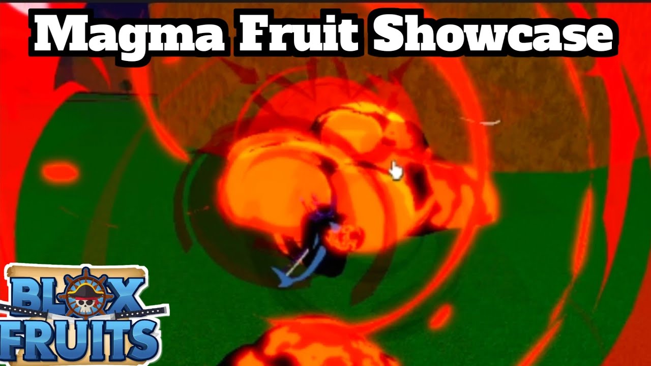 Roblox Blox piece gameplayMagma fruit Showcase 