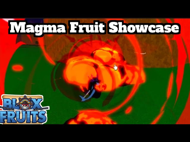 SHOWCASE DA MAGMA DESPERTADA NO BLOX FRUITS