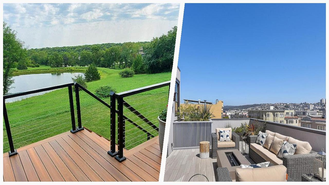 75 Contemporary Second Story Deck Design ⭐ - YouTube