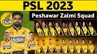 Peshawar Zalmi Squad For Psl 2023 - Psl Zalmi Squad Pz Squad For Psl 2023 Zalmi Squad For Psl