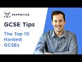 The Top 10 Hardest GCSEs!! SnapRevise GCSE Revision Tips