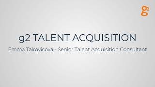 g2 Talent Acquisition - Emma Tairovicova