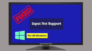 How to Fix Input Not Support in Windows 7/8/10/11 | Bangla Tutorial | Windows Tutorial