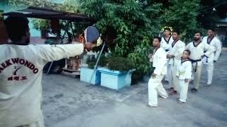 Taekwondo 540 Kick Practice(Senior|Coach Pankaj Sir)#Martialarts #Fighter #Kick #Training #Tkd#Video