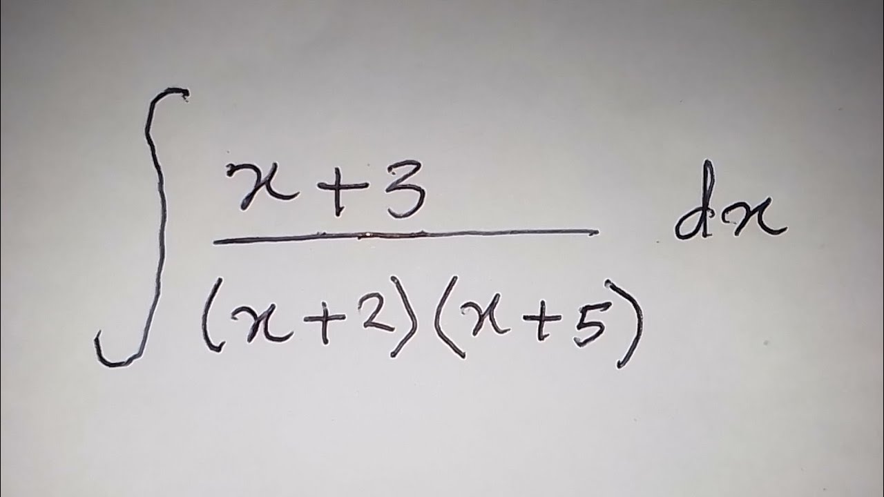 Integration by Partial Fraction | A Nice Math Calculus Problem - YouTube