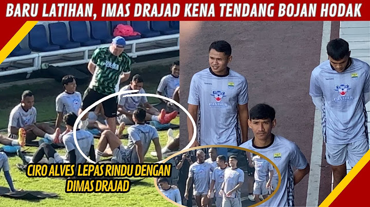 PELUK HANGAT CIRO, LATIHAN PERDANA DIMAS DRAJAD BERSAMA PERSIB
