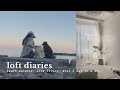 LOFT DIARIES 05. | living alone self care, beach sunsets, what I eat in a day, pms routines ✨