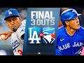FINAL 3 OUTS: Edwin Díaz on the mound for Dodgers vs. Blue Jays 🍿 | MLB Highlights
