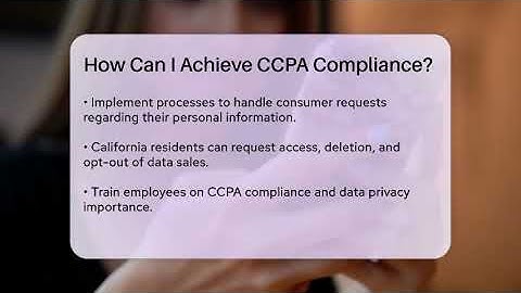 How Can I Achieve CCPA Compliance? - TheEmailToolbox.com