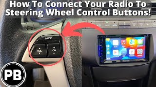 How To Connect Car Steering Wheel Buttons To New Radio!