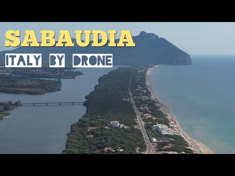 SABAUDIA COASTLINE, the finest #beaches of #Lazio, Italy from #drone 4K