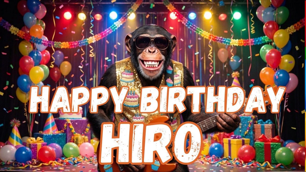 Watch HIRO Happy Birthday Song - Happy Birthday to Hiro on YouTube Watch HIRO Happy Birthday Song - Happy Birthday to Hiro on YouTube