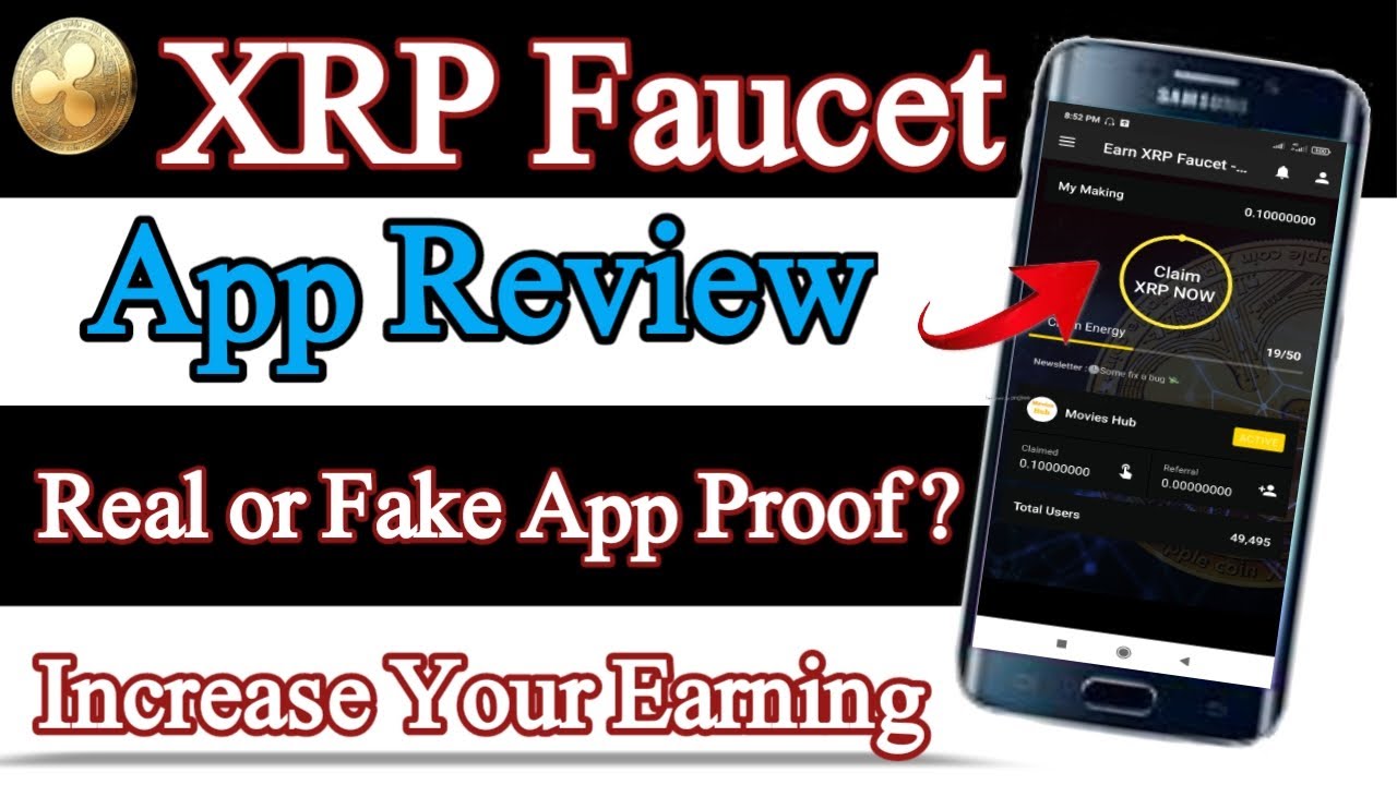 XRP Faucet App Review Real or Fake Earn XRP Faucet App Payment