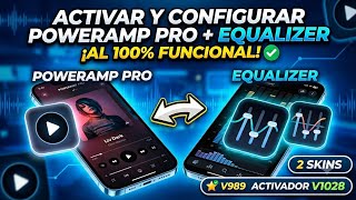 Poweramp Pro + Equalizer: How to EASILY ACTIVATE and CONFIGURE (v1028 + 2 Awesome Skins) screenshot 2
